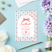 Invitations En Acrylique Little Sweetheart Bow Valentines Baby Shower (Insitu (Mariage))