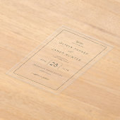 INVITATIONS EN ACRYLIQUE ___LLMGEN___ 16 (Poser)