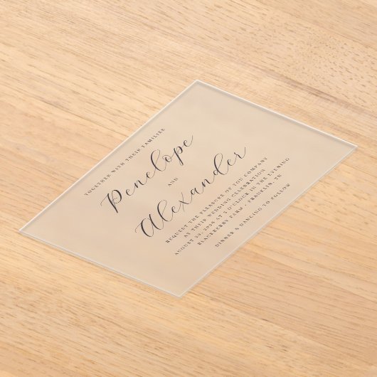 INVITATIONS EN ACRYLIQUE ___LLMGEN___ 16 (Poser)