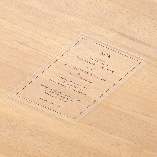 INVITATIONS EN ACRYLIQUE ___LLMGEN___ 16 (Poser)