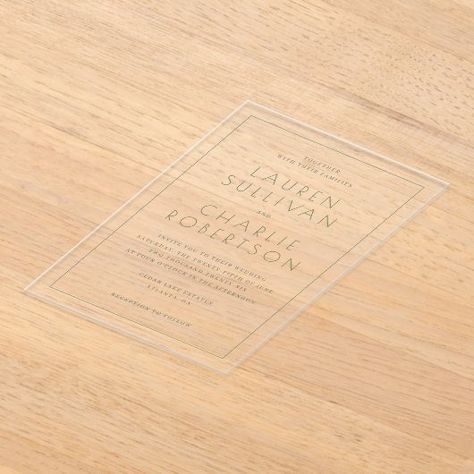 INVITATIONS EN ACRYLIQUE ___LLMGEN___ 17 (Poser)