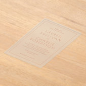 INVITATIONS EN ACRYLIQUE ___LLMGEN___ 17 (Poser)