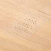 INVITATIONS EN ACRYLIQUE ___LLMGEN___ 17 (Poser)