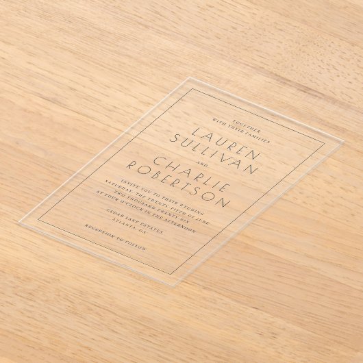 INVITATIONS EN ACRYLIQUE ___LLMGEN___ 17 (Poser)