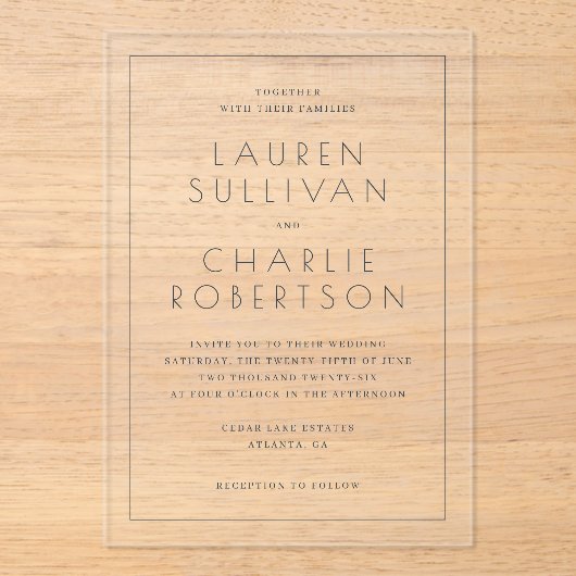 INVITATIONS EN ACRYLIQUE ___LLMGEN___ 17 (Recto)