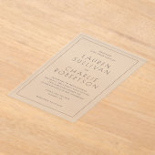 INVITATIONS EN ACRYLIQUE ___LLMGEN___ 17 (Poser)