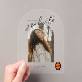 Invitations En Acrylique Logo de l'Université d'État de l'Idaho (In situ (ordinateur de poche))