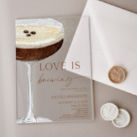 Love Is Brewing Expresso Martini Enterrement de Vi