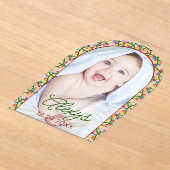 Invitations En Acrylique Lumières de Noël Photo d'hiver (Poser)