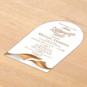 Invitations En Acrylique Luxurious Retirement Party (Poser)