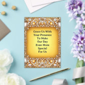 Invitations En Acrylique Luxurious Wedding Frame With Pearls and Gems (Insitu (Mariage))