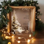 Invitations En Acrylique Luxury Christmas Party