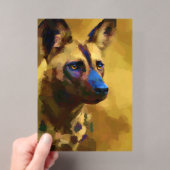 Invitations En Acrylique Lycaon pictus (In situ (ordinateur de poche))