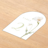 Invitations En Acrylique lys calla fond blanc table 2 (Poser)