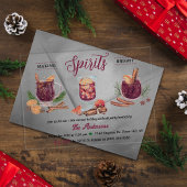 Invitations En Acrylique Making Spirits Bright | Holiday Cocktail Party