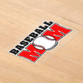Invitations En Acrylique Maman de baseball (Poser)