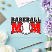Invitations En Acrylique Maman de baseball (Insitu (Mariage))