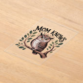 Invitations En Acrylique Maman sait (Poser)