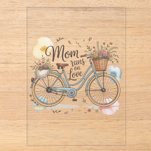 Invitations En Acrylique Maman tourne à l'amour