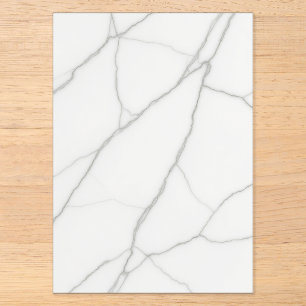 Invitations En Acrylique Marbre Blanc