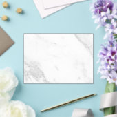 Invitations En Acrylique Marbre Blanc (Insitu (Mariage))