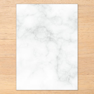 Invitations En Acrylique Marbre Blanc Moderne