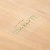 Invitations En Acrylique MARIAGE acrylique BUDGET Enregistrer Date minimali (Poser)