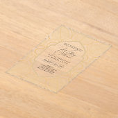 Invitations En Acrylique Mariage ACRYLIQUE Invite LE TEXTE NOIR Initiales e (Poser)