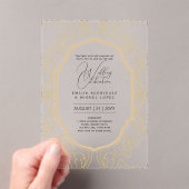 Invitations En Acrylique Mariage ACRYLIQUE Invite LE TEXTE NOIR Initiales e (In situ (ordinateur de poche))