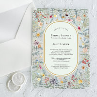 Mariage Champêtre Vintage Fleur de Menthe Verte