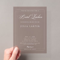 Mariage classique ivoire brun calligraphie déjeune