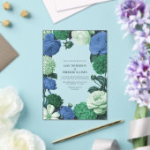 Invitations En Acrylique Mariage Cloud Mint, bleu alpin et brume éternelle (Insitu (Mariage))