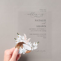 Mariage Corail de Coco et Fleur Blanche