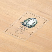 Invitations En Acrylique Mariage de fenêtre gothique Imaginaire foncé trans (Poser)