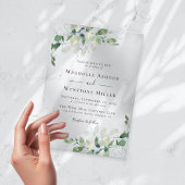 Invitations En Acrylique Mariage d'eucalyptus