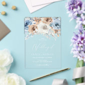 Invitations En Acrylique Mariage Fleurs Boho (Insitu (Mariage))