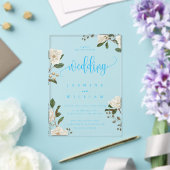 Invitations En Acrylique Mariage Moderne Magnolia (Insitu (Mariage))
