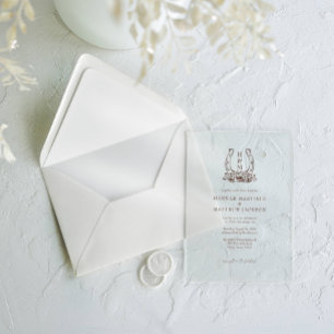 Invitations En Acrylique Mariage occidental boho de style western avec fer