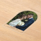 Invitations En Acrylique Mariage photo Merci Floral Arch (Poser)