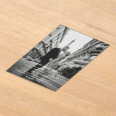 Invitations En Acrylique Mariage photo moderne minimal (Poser)