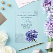 Invitations En Acrylique Mariage simple de Cornflower (Insitu (Mariage))