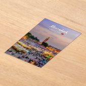 Invitations En Acrylique Marrakech, Maroc - Place Jemaa el Fnaa (Poser)