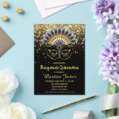 Invitations En Acrylique Masquerade élégante Quinceañera 15e anniversaire (Insitu (Mariage))