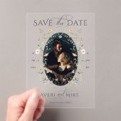 Invitations En Acrylique Meadow Fleur sauvage Rustic Boho Mariage (In situ (ordinateur de poche))