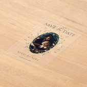 Invitations En Acrylique Meadow Fleur sauvage Rustic Boho Mariage (Poser)