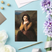 Invitations En Acrylique Mignon Innocence d'une adolescente, Bouguereau (Insitu (Mariage))