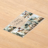 Invitations En Acrylique Modern Elegant Multi Photo Collage Christmas Card (Poser)