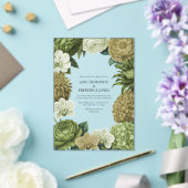 Invitations En Acrylique Moss Green, Fern Mist & Pale Pistachio Wedding (Insitu (Mariage))