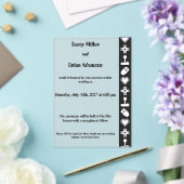 Invitations En Acrylique Multiplayer Mode in Black Acrylic Wedding (Insitu (Mariage))