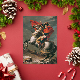Invitations En Acrylique Napoléon avec son cheval, bataille du col du Grand